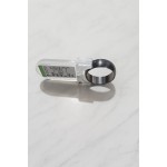 انگشتر مردانه روکش نقره سیاه قلم برند six