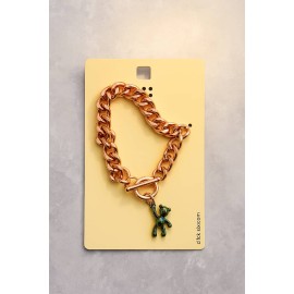 دستبند کارتیه رزگلد رنگ ثابت برند six