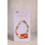 دستبند دخترانه مهره ای چندرنگ برند accessories