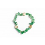 دستبند سنگی سبز کشی برند I am