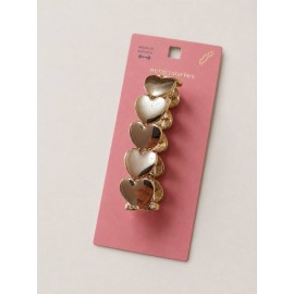 دستبند کشی دخترانه طرح قلب طلایی برند accessories