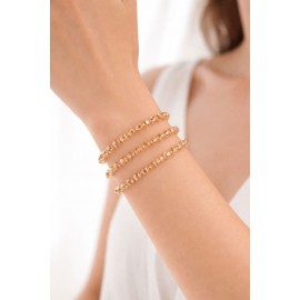 دستبند کریستالی نسکافه ای کشی زنانه برند I am