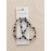 پک 2 عددی دستبند کشی مشکی نقره ای دخترانه برند accessories