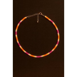 گردنبند مهره ای رنگی دخترانه بند six