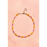 گردنبند مهره ای رنگی دخترانه بند six