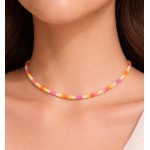 گردنبند مهره ای رنگی دخترانه برند six