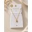 گردنبند زنانه روکش طلا با پلاک نماد عشق برند accessories