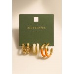 گوشواره های نیم حلقه ای فانتزی برند  accessories