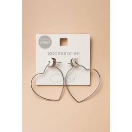 گوشواره طرح قلب برند accessories