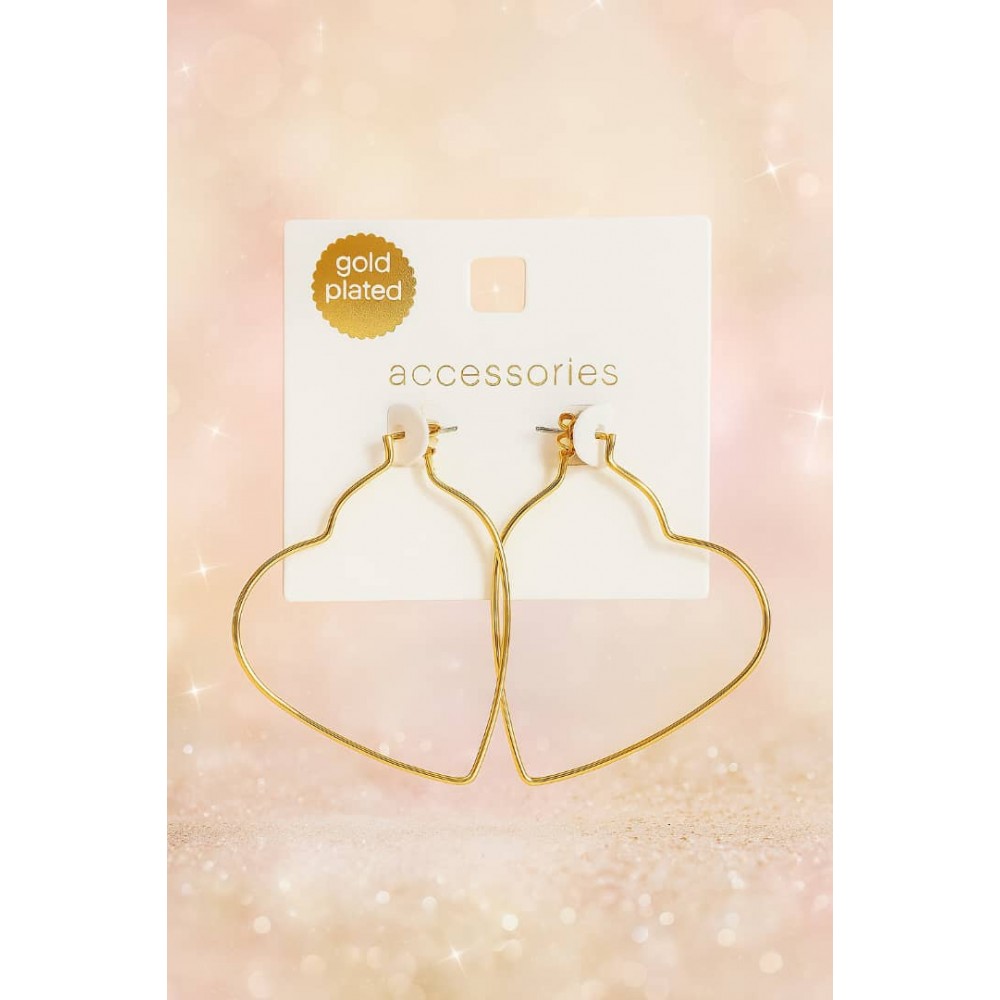 گوشواره طرح قلب برند accessories