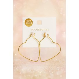 گوشواره طرح قلب برند accessories