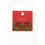 گوشواره میخی طرح تاج گل برند I am