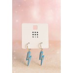 گوشواره طرح رعد آبی برند six