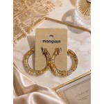 گوشواره نیم حلقه ای رزینی دخترانه