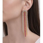 گوشواره میخی آبشاری چندرنگ برند I am