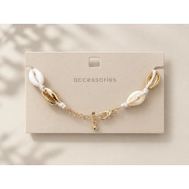 پابند صدفی طلایی زنانه برند accessories
