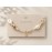 پابند صدفی طلایی زنانه برند accessories