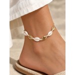 پابند صدفی طلایی زنانه برند accessories